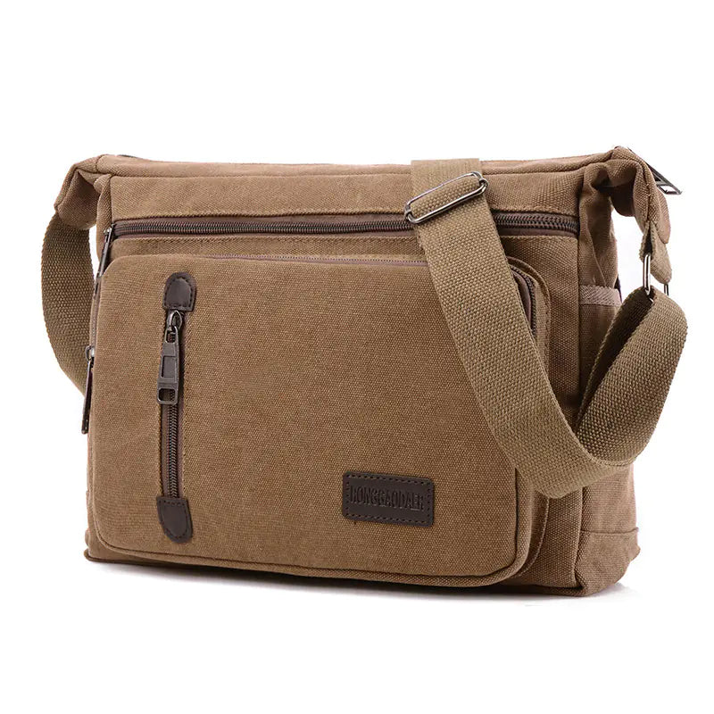 Canvas Crossbody Bag for Travel and Daily Use
