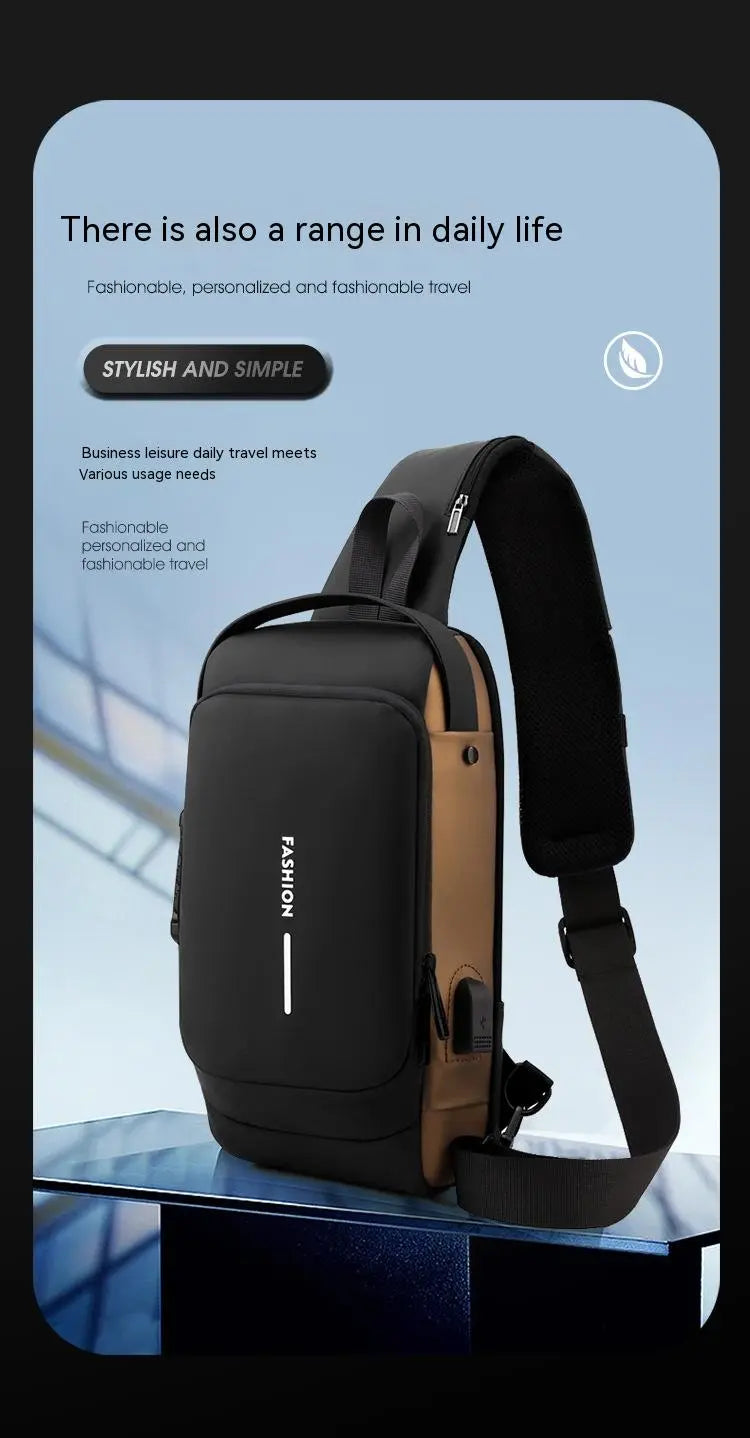 Anti-theft Motorcycle Chest Bag