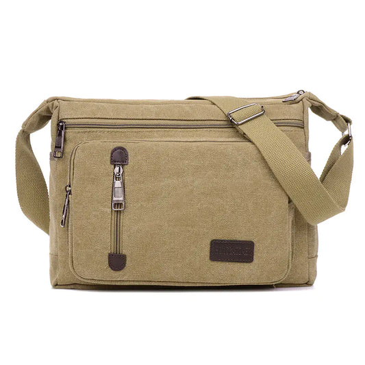 Canvas Crossbody Bag for Travel and Daily Use