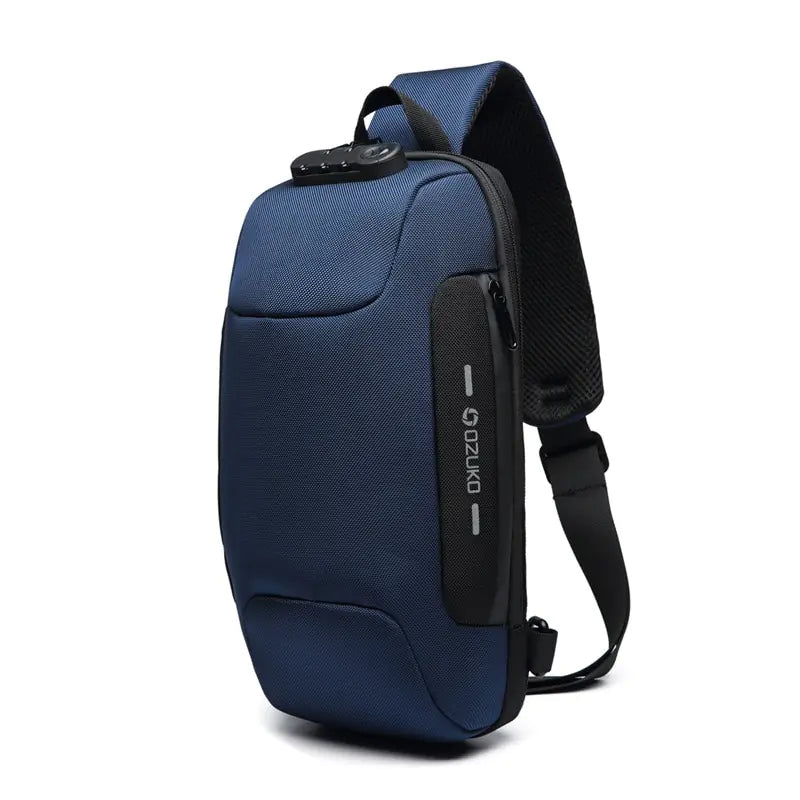 Anti-Theft Waterproof USB Shoulder Chest Bag