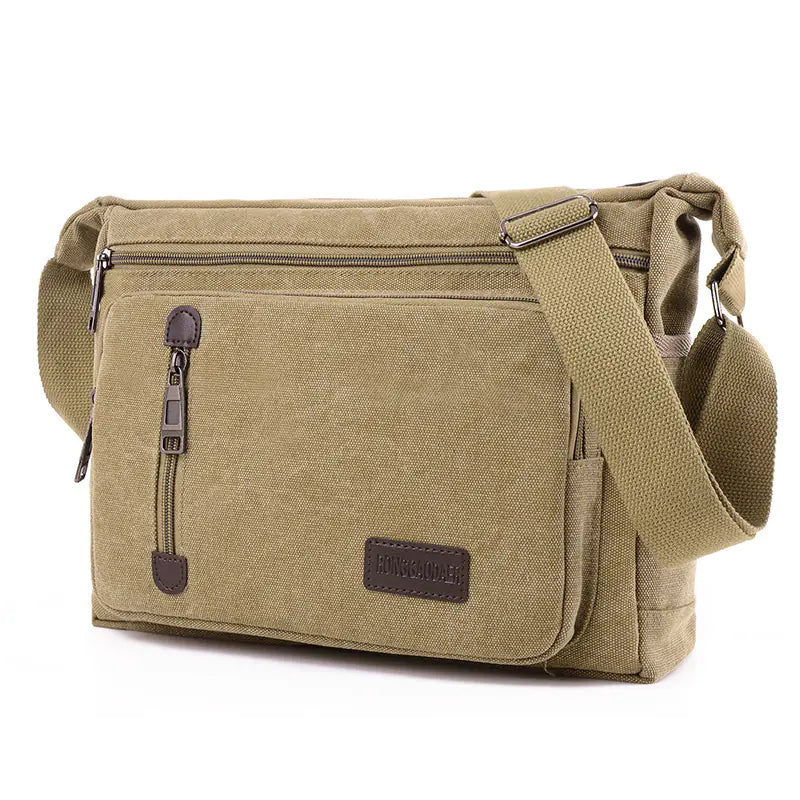 Canvas Crossbody Bag for Travel and Daily Use