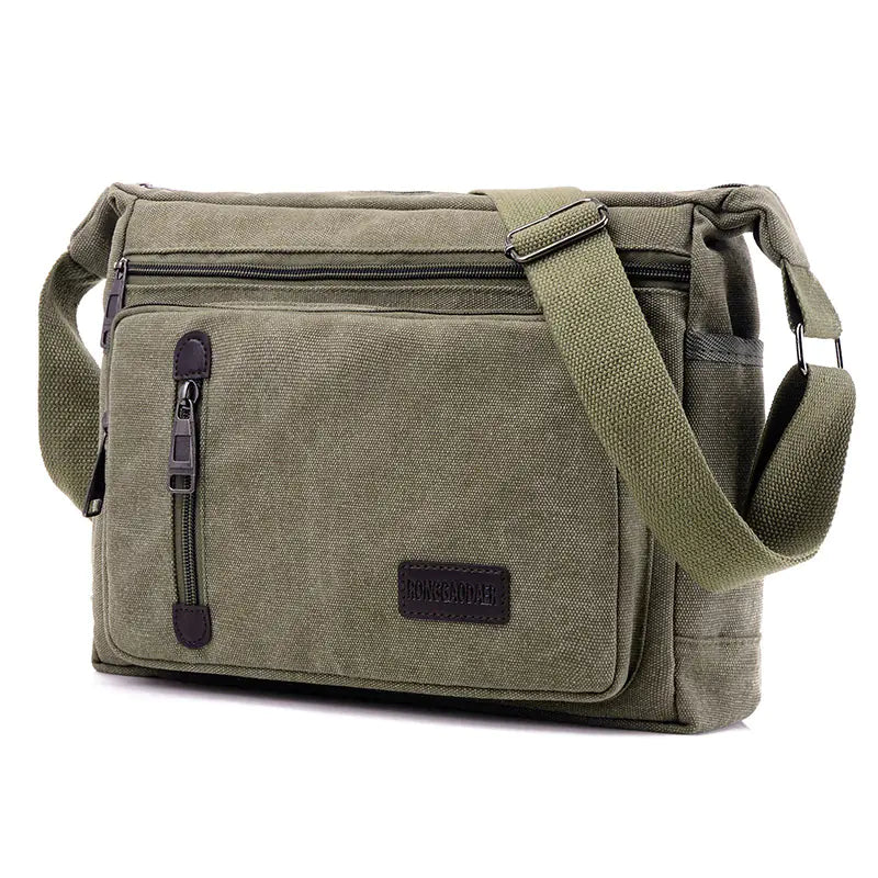 Canvas Crossbody Bag for Travel and Daily Use