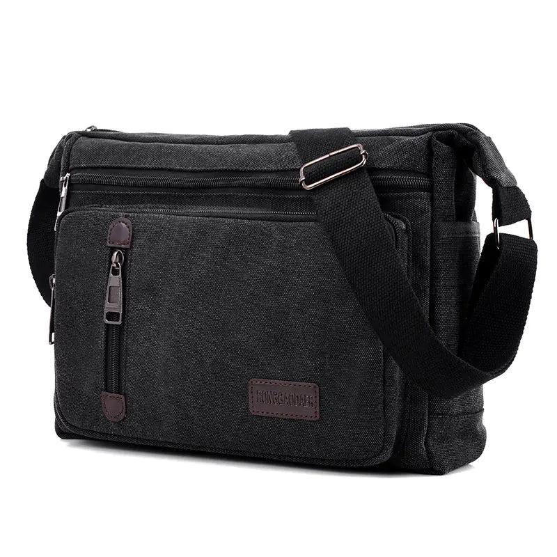 Canvas Crossbody Bag for Travel and Daily Use